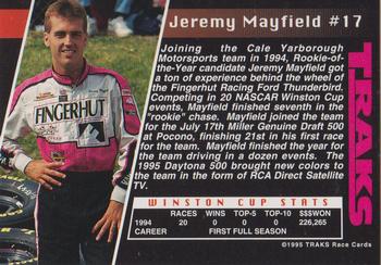 1995 Traks - Silver Foil #17 Jeremy Mayfield Back
