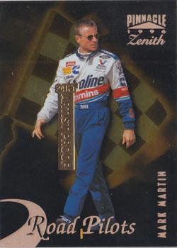1996 Pinnacle Zenith - 24KT Artist Proof #6 Mark Martin Front