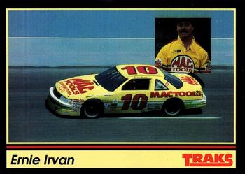 1991 Traks - Glossy #10 Ernie Irvan Front