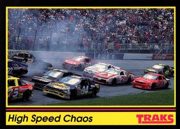 1991 Traks - Glossy #13 High Speed Chaos Front