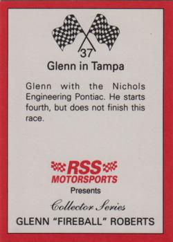 1991 RSS Motorsports Fireball Roberts #37 Fireball Roberts Back
