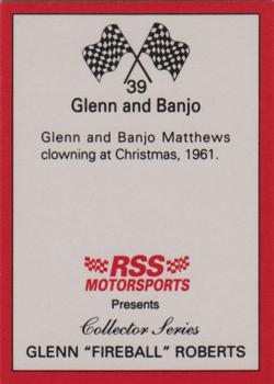 1991 RSS Motorsports Fireball Roberts #39 Fireball Roberts/Banjo Matthews Back