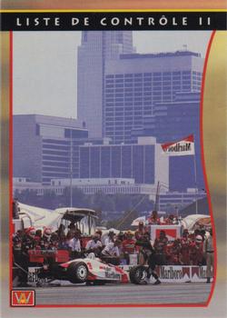 1992 All World Indy - (French) #54 Liste de Controle II Front