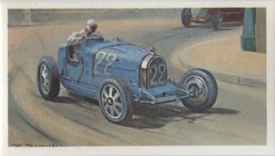 1971 Mobil The Story of Grand Prix Motor Racing #13 R. Dreyfus Bugatti 1930 Front