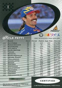 1997 Pinnacle Certified - Red #1 Kyle Petty Back