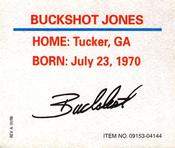 1998 Racing Champions Mini NASCAR #09153-04144 Buckshot Jones Back