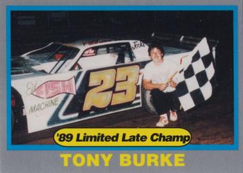 1992 Donny's Lernerville Speedway Part 2 - Silver Edition #12 Tony Burke Front