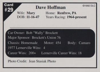 1992 Donny's Lernerville Speedway Part 2 - Silver Edition #29 Dave Hoffman Back