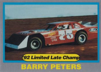 1992 Donny's Lernerville Speedway Part 2 - Silver Edition #51 Barry Peters Front