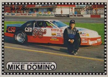 1992 Langenberg Flash Rockford Speedway - Bonus #NNO Mike Domino Front