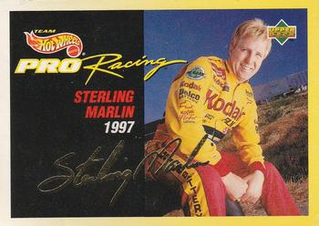 1997 Upper Deck Hot Wheels Pro Racing  #M2 Sterling Marlin Front