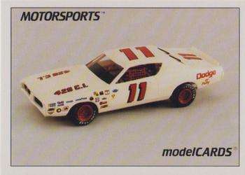 1991 Motorsports Modelcards #4 Buddy Baker Front
