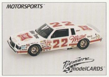 1991 Motorsports Modelcards - Premiere #36 Bobby Allison Front