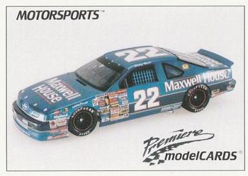 1991 Motorsports Modelcards - Premiere #68 Sterling Marlin Front