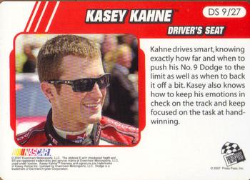 2007 Traks - Driver's Seat Laps #DS 9 Kasey Kahne Back