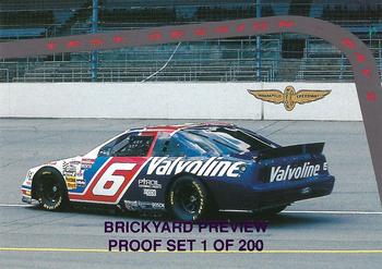1995 Hi-Tech 1994 Brickyard 400 - Preview Proof #14 Test Session Day 2 Front