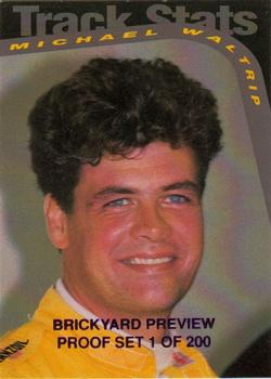 1995 Hi-Tech 1994 Brickyard 400 - Preview Proof #56 Michael Waltrip Front