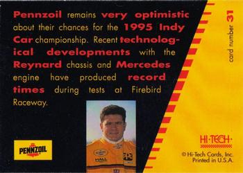 1995 Hi-Tech Pennzoil #31 Gil de Ferran Back