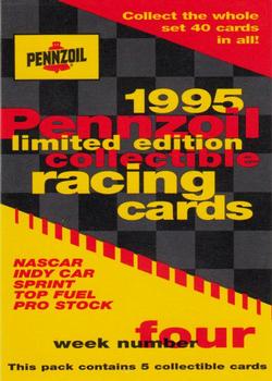 1995 Hi-Tech Pennzoil - Covers #4 Week Number Four Front