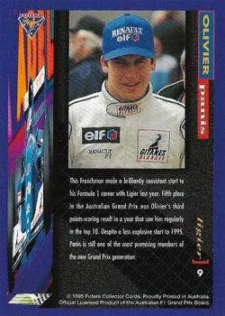 1995 Futera Australian Formula One Grand Prix #9 Olivier Panis Back