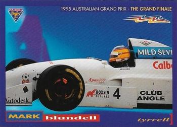 1995 Futera Australian Formula One Grand Prix #10 Mark Blundell Front