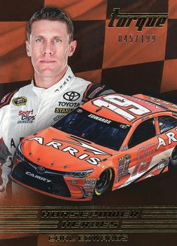 2016 Panini Torque - Horsepower Heroes Gold #HH5 Carl Edwards Front