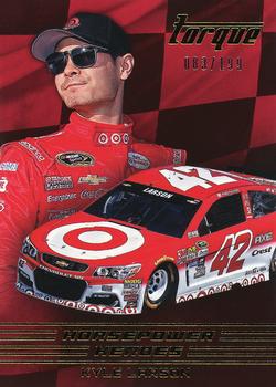 2016 Panini Torque - Horsepower Heroes Gold #HH19 Kyle Larson Front