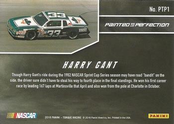 2016 Panini Torque - Painted to Perfection #PTP1 Harry Gant Back