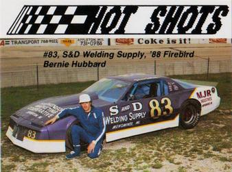 1990 Hot Shots Second Edition #1087 Bernie Hubbard Front