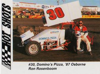 1990 Hot Shots Second Edition #1185 Ron Rosenboom Front