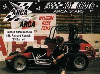 1991 Hot Shots ARCA #1403 Richard Allen Kosecki Front