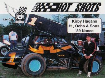 1991 Hot Shots #1338 Kirby Hagans Front