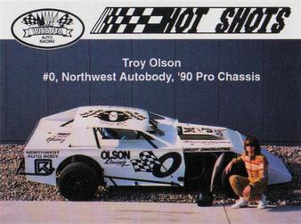 1991 Hot Shots #1349 Troy Olson Front