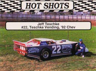1992 Hot Shots #1584 Jeff Teschke Front