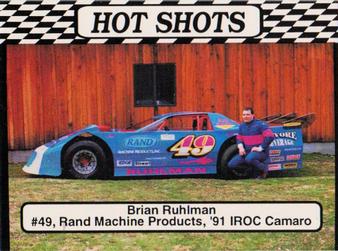 1992 Hot Shots #1585 Brian Ruhlman Front