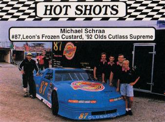 1992 Hot Shots #1640 Michael Schraa Front