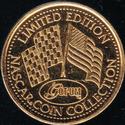 1997 Got-Um Coins - Gold Plated #NNO Hut Stricklin Back