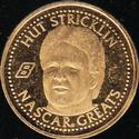 1997 Got-Um Coins - Gold Plated #NNO Hut Stricklin Front