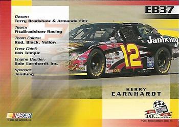 2003 Press Pass Trackside - eBay Previews #EB37 Kerry Earnhardt Back