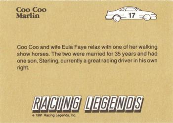 1991 Racing Legends Coo Coo Marlin #17 Coo Coo Marlin Back