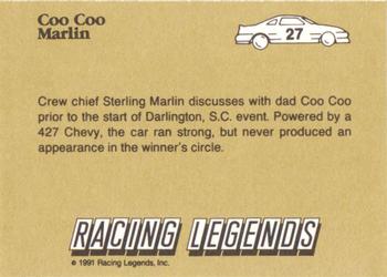 1991 Racing Legends Coo Coo Marlin #27 Coo Coo Marlin Back