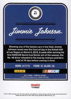 2017 Donruss #47 Jimmie Johnson Back