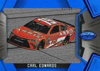 2016 Panini Certified - Mirror Blue #56 Carl Edwards Front