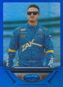 2016 Panini Certified - Mirror Blue #91 J.J. Yeley Front