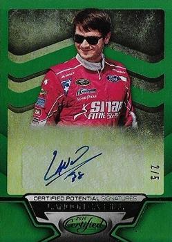 2016 Panini Certified - Certified Potential Signatures Mirror Green #CP-LC Landon Cassill Front