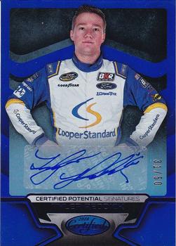 2016 Panini Certified - Certified Potential Signatures Mirror Blue #CP-TR Tyler Reddick Front
