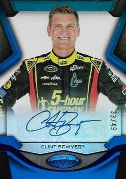 2016 Panini Certified - Certified Signatures Mirror Blue #CB Clint Bowyer Front