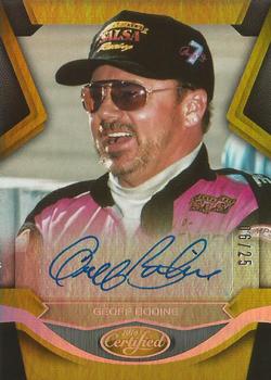 2016 Panini Certified - Certified Signatures Mirror Gold #GB2 Geoff Bodine Front