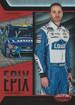 2016 Panini Certified - Epix Mirror Red #E1 Jimmie Johnson Front