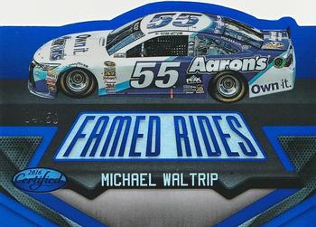 2016 Panini Certified - Famed Rides Mirror Blue #FR18 Michael Waltrip Front